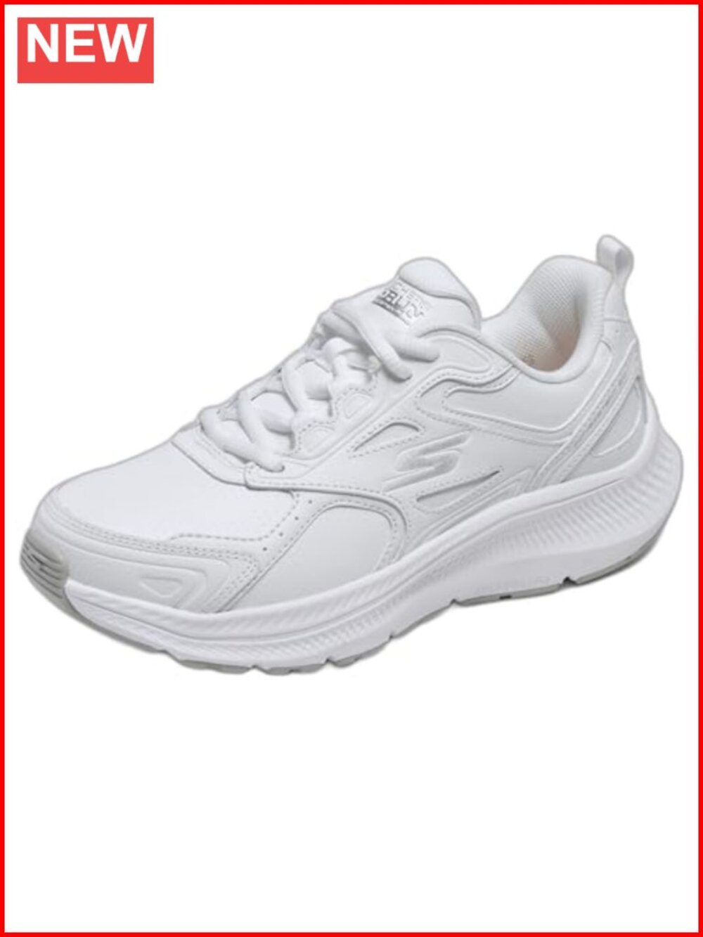 Perforated Leather Lace-Up Trail Running Shoes for Women